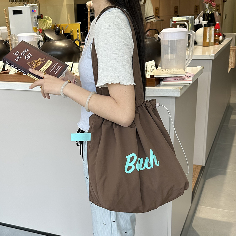 Ljetna platnena torba za žene, casual i svestrana, preko ramena ili tote torba, korejski stil mode
