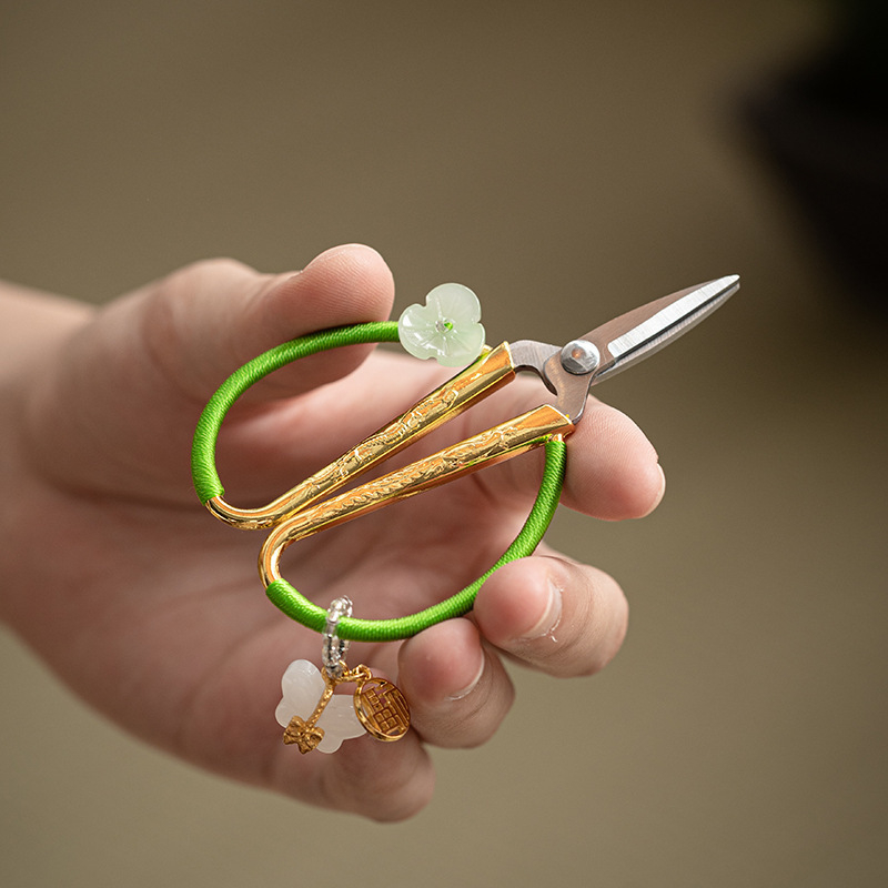 Foarfece pentru frunze de ceai, modele noi în stil chinezesc, retro, pentru ceremonia ceaiului, foarfece mici, accesorii în stil japonez pentru ceai