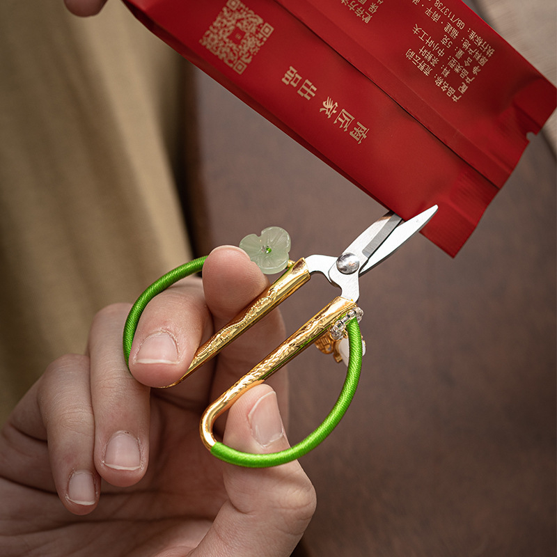 Foarfece pentru frunze de ceai, modele noi în stil chinezesc, retro, pentru ceremonia ceaiului, foarfece mici, accesorii în stil japonez pentru ceai
