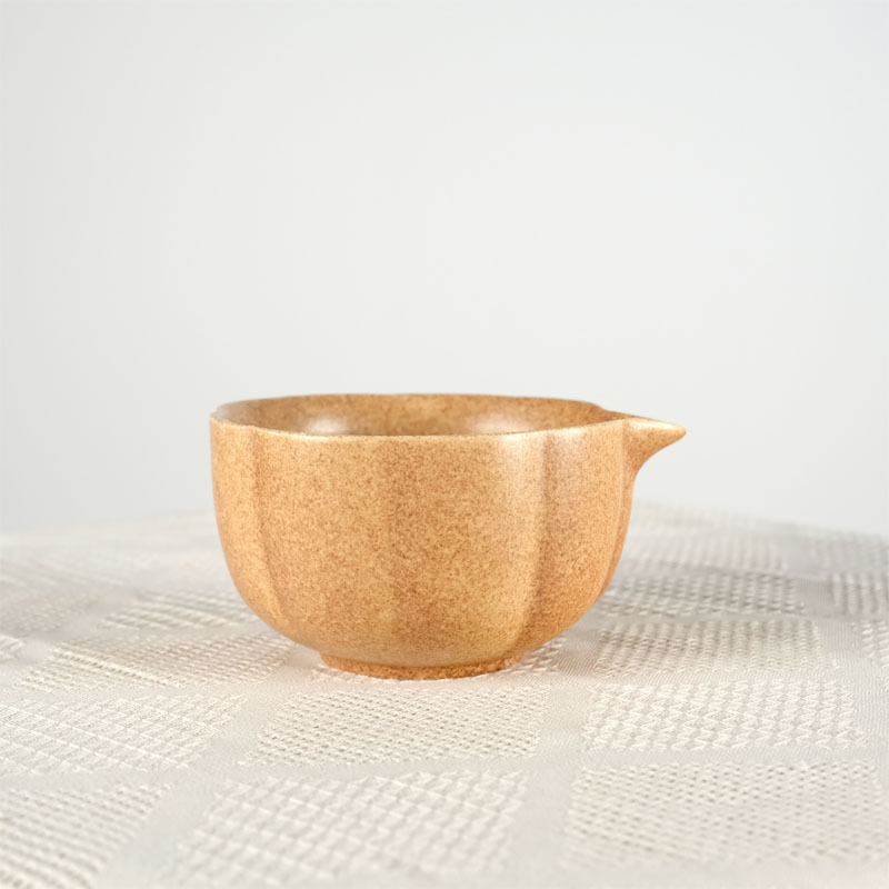 Set ceramic pentru Matcha: recipient de servire cu gură și bol pentru Matcha, stil japonez, glazură cuptor