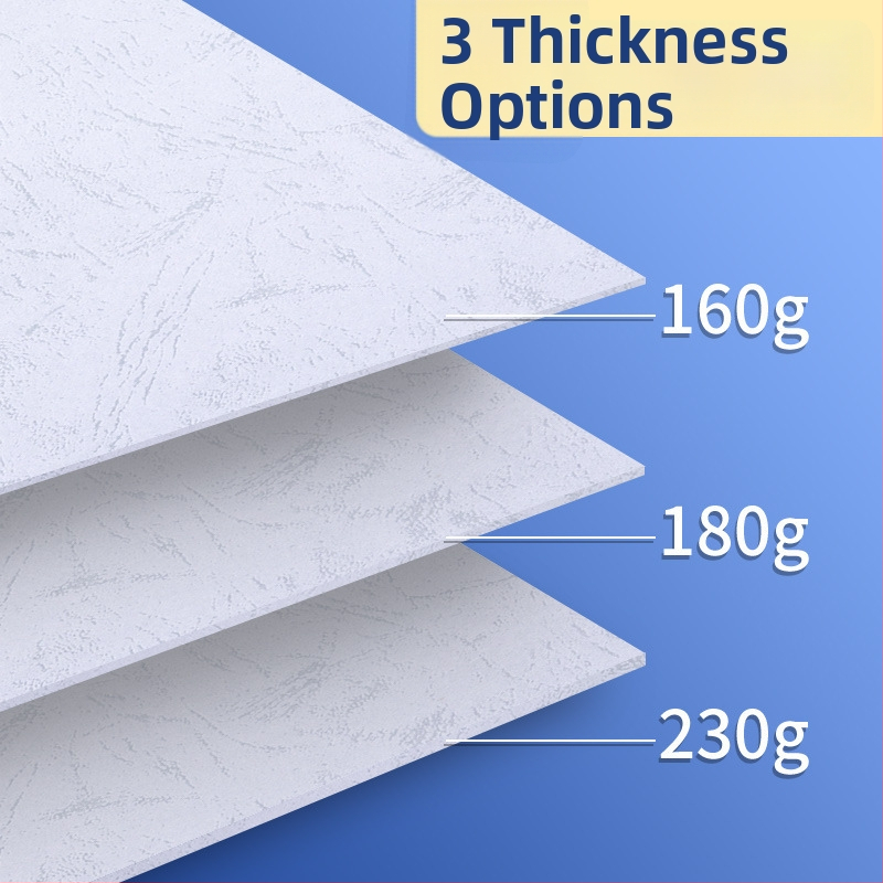 Papier s textúrou kože, formát A4, reliéfny 230 g papier pre väzbu kníh, 180 g papier na obálku, 160 g papier na dokumenty