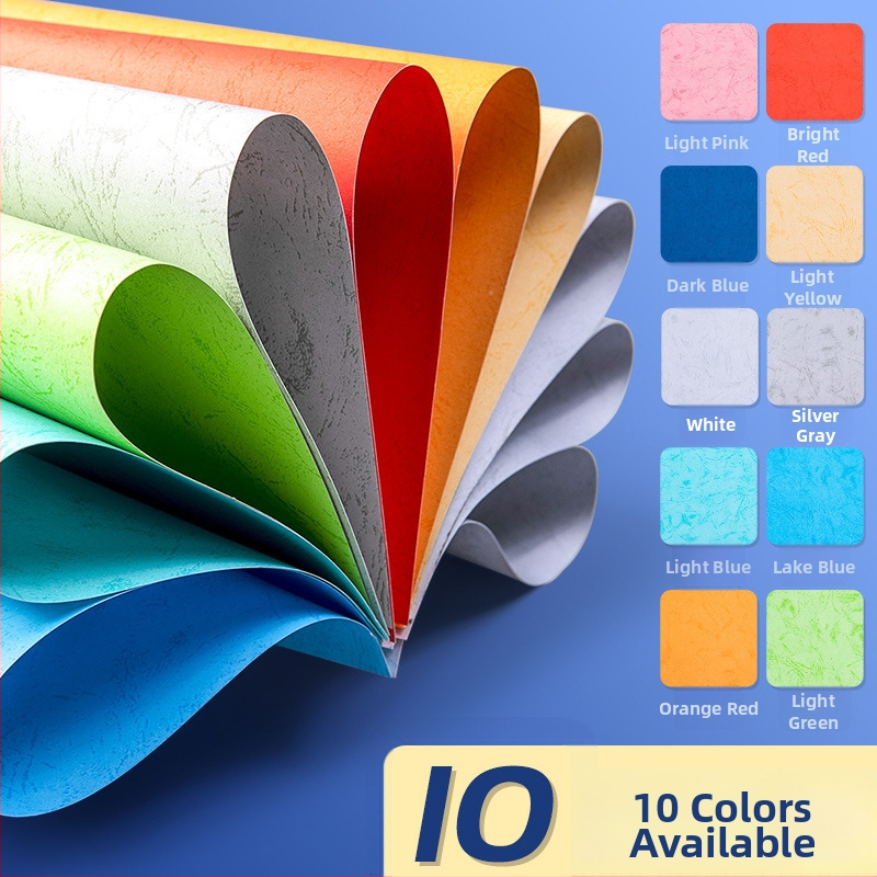 Papier s textúrou kože, formát A4, reliéfny 230 g papier pre väzbu kníh, 180 g papier na obálku, 160 g papier na dokumenty