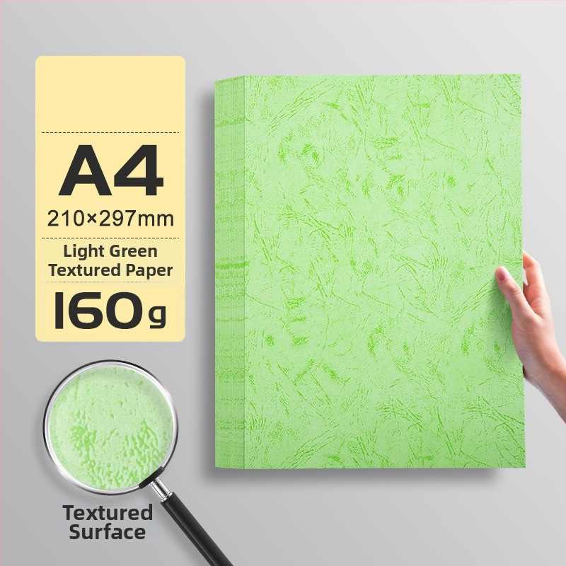 Papier s textúrou kože, formát A4, reliéfny 230 g papier pre väzbu kníh, 180 g papier na obálku, 160 g papier na dokumenty