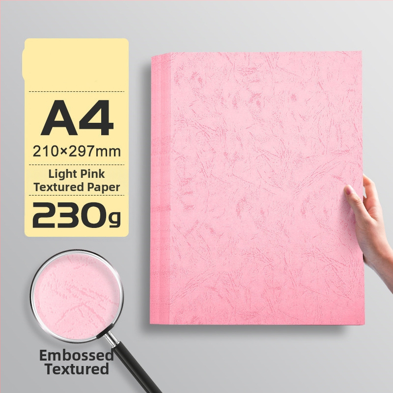 Papier s textúrou kože, formát A4, reliéfny 230 g papier pre väzbu kníh, 180 g papier na obálku, 160 g papier na dokumenty