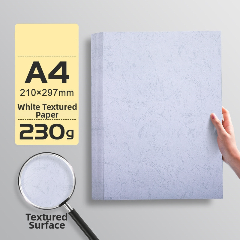 Papier s textúrou kože, formát A4, reliéfny 230 g papier pre väzbu kníh, 180 g papier na obálku, 160 g papier na dokumenty