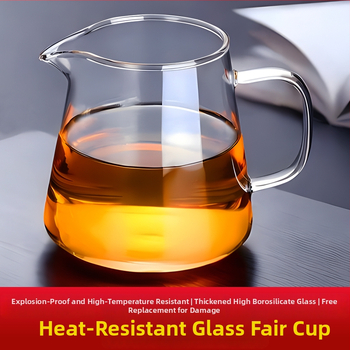 Cană de ceai din sticlă borosilicată rezistentă la căldură, cu strecurător, transparentă, în mărimi mari și mici