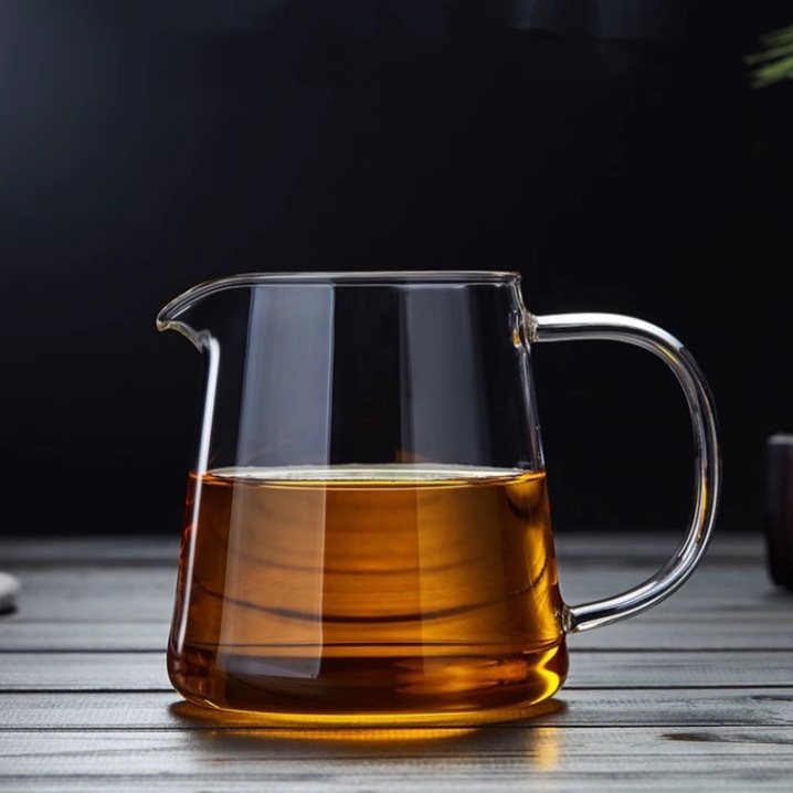 Cană de ceai din sticlă borosilicată rezistentă la căldură, cu strecurător, transparentă, în mărimi mari și mici