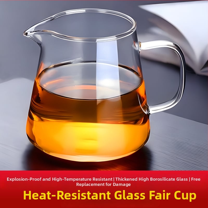 Cană de ceai din sticlă borosilicată rezistentă la căldură, cu strecurător, transparentă, în mărimi mari și mici