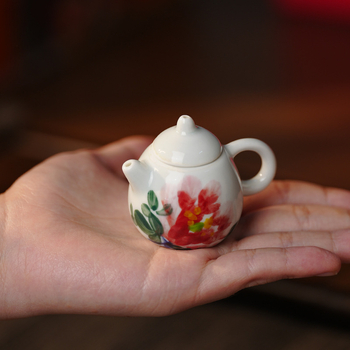 Ceainic mic pentru mahjong, Tea Pet, suport pentru bețișoare de tămâie, ceramică Jingdezhen, piesă decorativă pentru ceremonia ceaiului Kung Fu