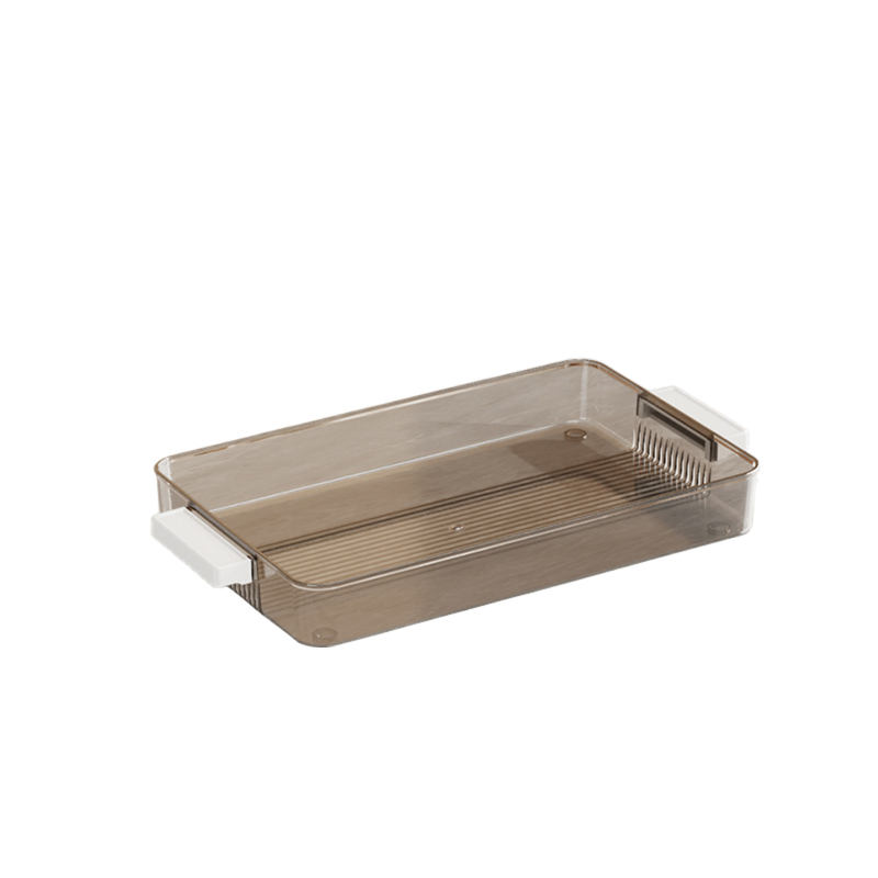 Tavă de ceai cu două niveluri, sistem de scurgere, suport pentru cești, formă dreptunghiulară, design modern minimalist