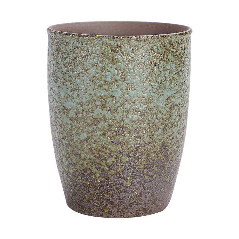 Ceașcă mare de ceai din ceramică gresată, stil japonez, ceai Gongfu vintage