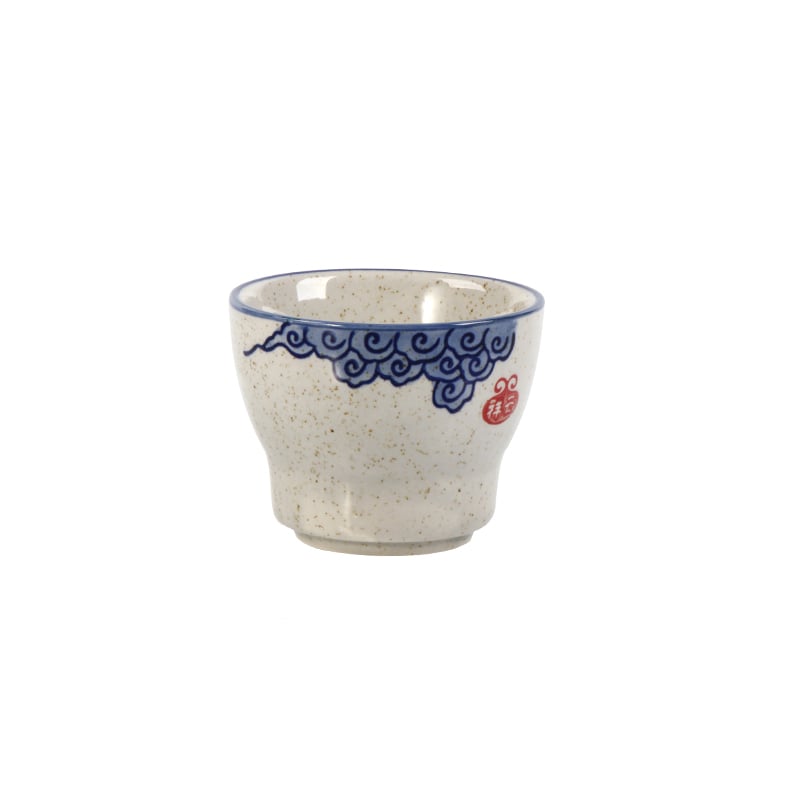 Ceașcă de ceai ceramică, stil retro, teracotă, mică pentru uz casnic