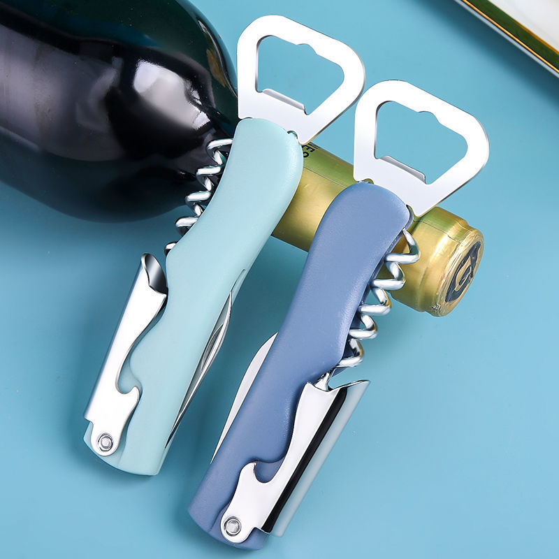 Deschizător de sticle multifuncțional pentru uz casnic – deschizător pentru bere, vin roșu și alb, deschizător de conserve, design creativ