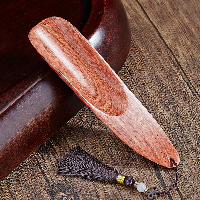 Ξύλινο κουταλάκι τσαγιού από Ebony Walnut με αξεσουάρ τελετής τσαγιού