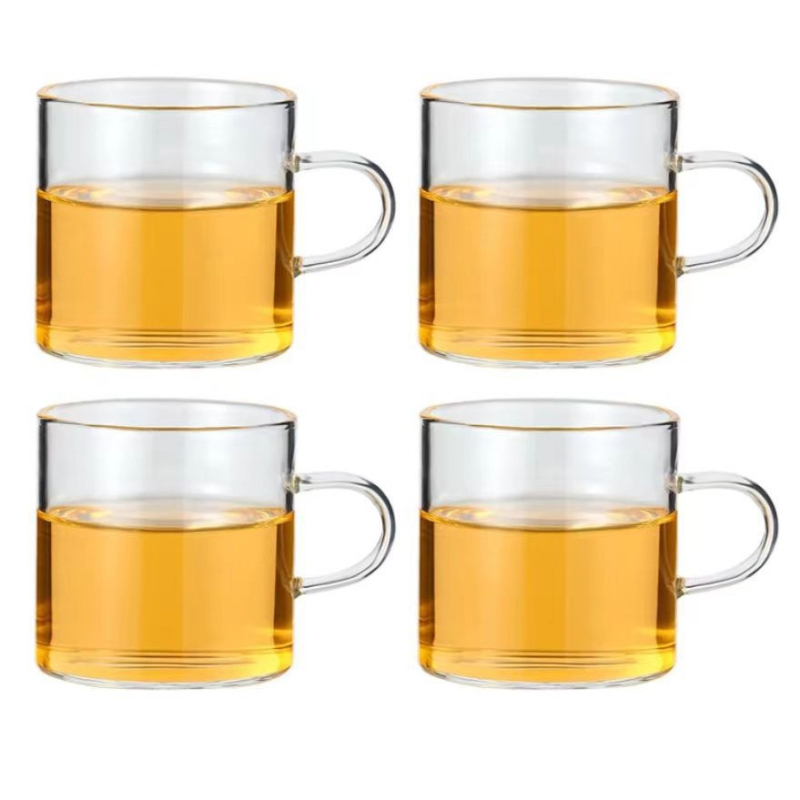 Ceainic din sticlă rezistent la căldură, cu filtru, ceașcă elegantă pentru ceremonia ceaiului, personalizare logo disponibilă, capacitate 350–1800 ml