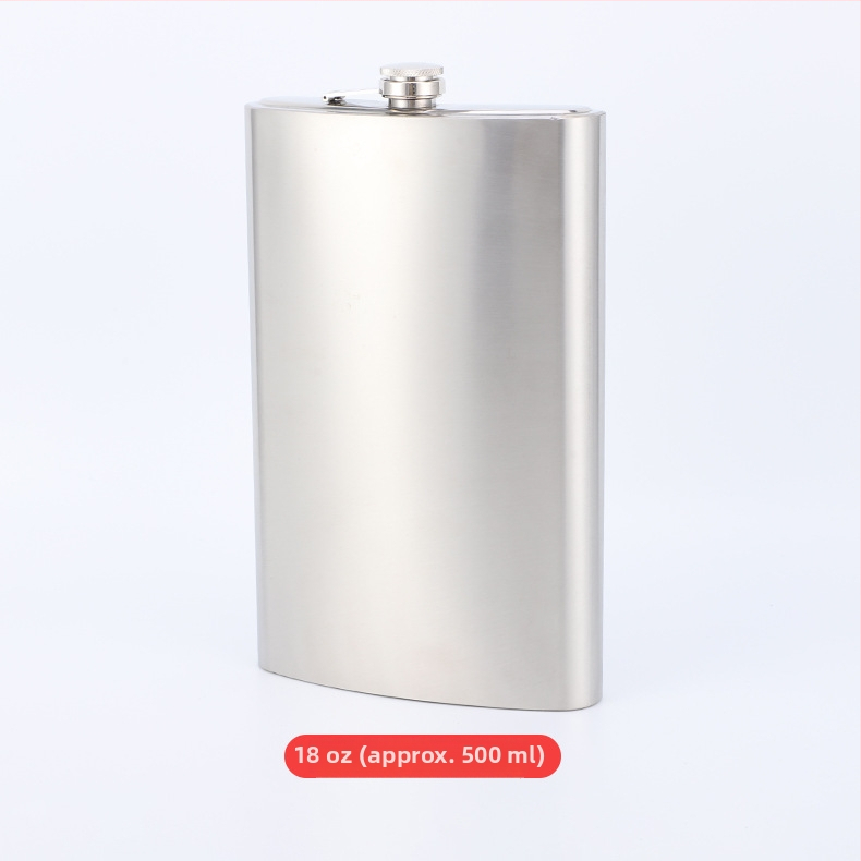 Flacon din oțel inoxidabil 18 oz – bidon portabil pentru camping, oțel inoxidabil 304 îngroșat, mai multe modele