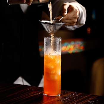 Pahar din sticlă cu pereți drepți, pahar pătrat pentru cocktail, pahar Long Island Iced Tea, pahar Collins subțire în stil japonez, pahar de whiskey