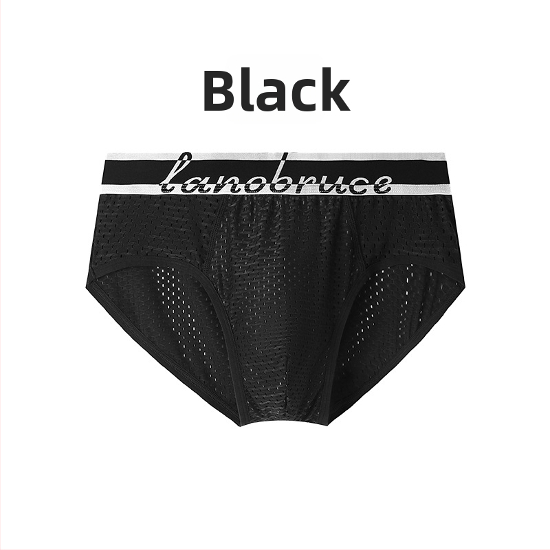 Pánske nohavičky z Ice Silk s sieťovinou, medzipás, priedušné, plus veľkosť