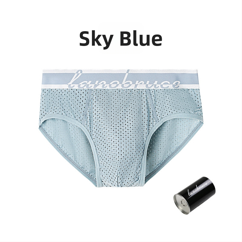 Pánske nohavičky z Ice Silk s sieťovinou, medzipás, priedušné, plus veľkosť