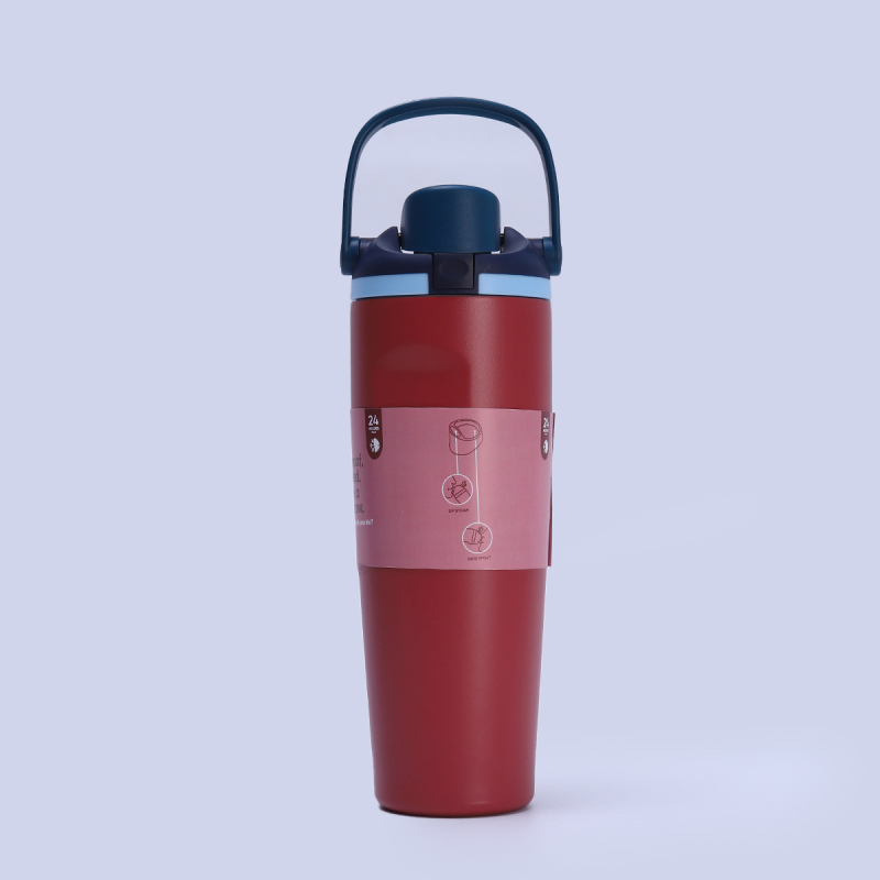Cană izolată de 30oz pentru mașină, cu capacitate mare, cană portabilă pentru drumeții, păstrează băuturile reci, imprimare logo disponibil