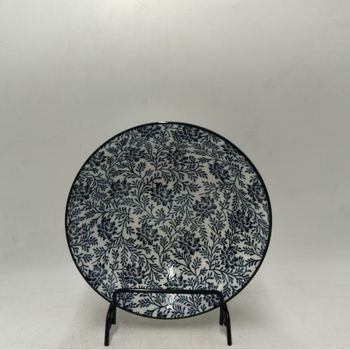 Vas ceramice în stil japonez cu desen sub glazură pe ramuri – set de veselă modern minimalist: farfurii pentru sushi, boluri cu motive de zăpadă și boluri pentru fructe