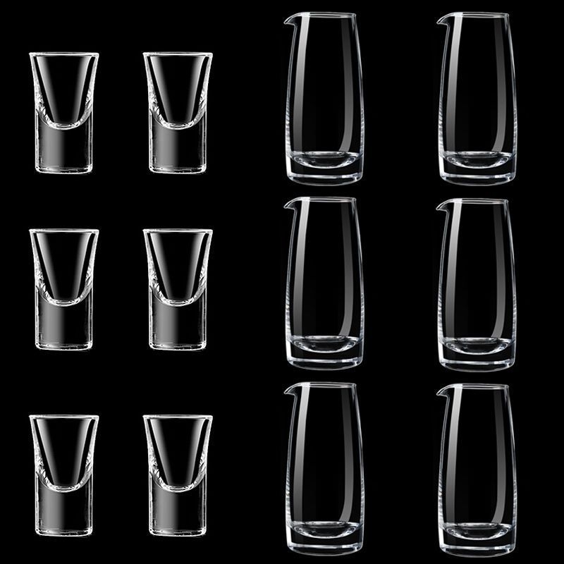 Set de pahare pentru lichior din cristal, pentru uz casnic, cu suport compact pentru pahare și pahare de tip shot