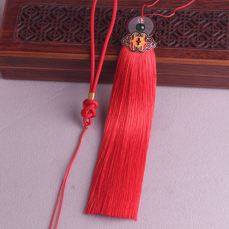 Set de pandantive cu ciucuri din mătase de gheață, în stil antic, pentru Hanfu, decor pentru mașină și săculețe parfumate