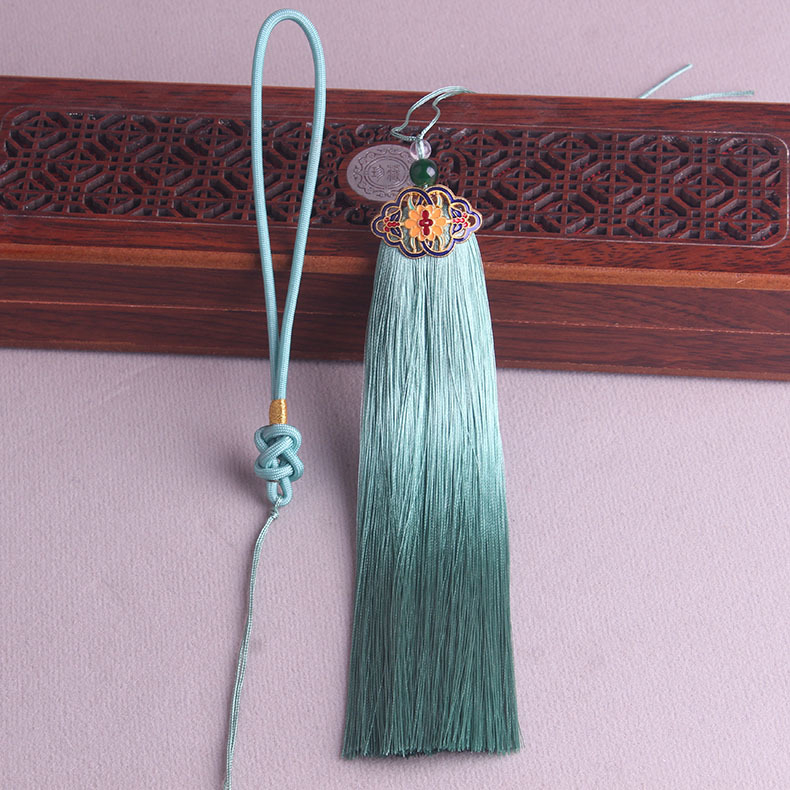 Set de pandantive cu ciucuri din mătase de gheață, în stil antic, pentru Hanfu, decor pentru mașină și săculețe parfumate