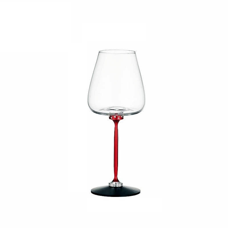Pahar rotativ pentru vin roșu în cutie cadou din cristal – sticlă de lux pentru uz casnic
