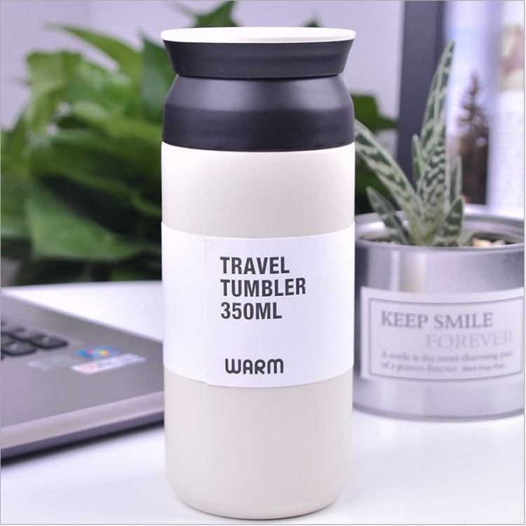 Harajuku cana termică din oțel inoxidabil 304 interior, 201 exterior, unisex, pentru activități în aer liber, control inteligent al temperaturii, izolație 6–12 ore