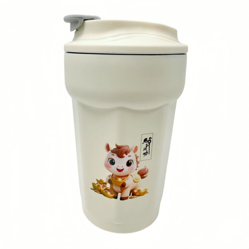 Cana de cafea octagonală din oțel inoxidabil 316, cu izolație, menține cald și rece, cu logo personalizat
