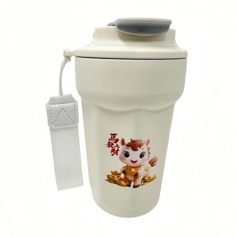 Cana de cafea octagonală din oțel inoxidabil 316, cu izolație, menține cald și rece, cu logo personalizat