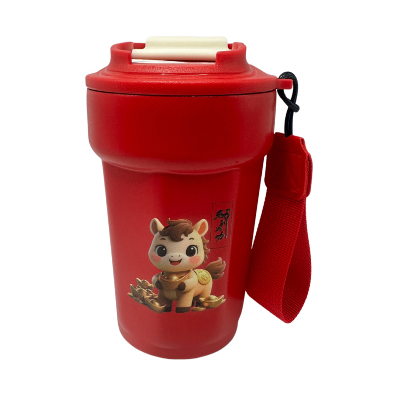 Cana de cafea octagonală din oțel inoxidabil 316, cu izolație, menține cald și rece, cu logo personalizat