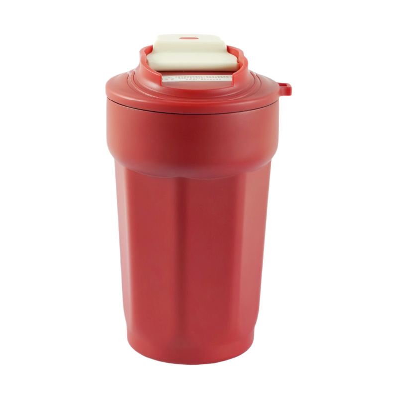 Cana de cafea octagonală din oțel inoxidabil 316, cu izolație, menține cald și rece, cu logo personalizat
