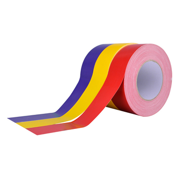 Bandă colorată pentru covoare, o singură față, rezistentă la apă, cu aderență puternică, pentru decor DIY, roșu și negru