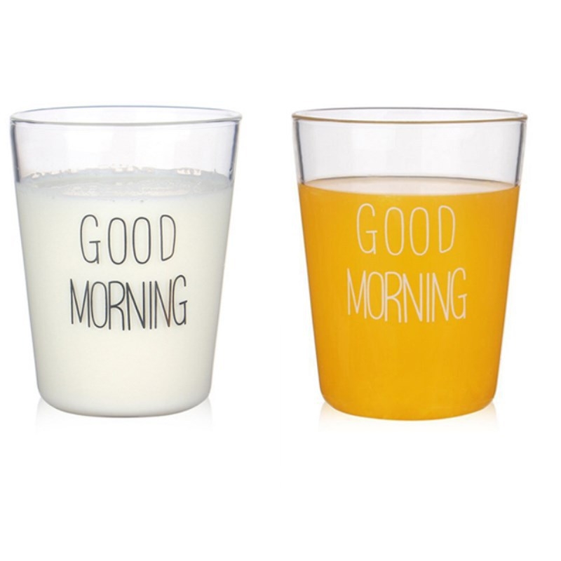 Căniță de mic dejun din sticlă borosilicat cu capac, pentru cafea, lapte sau suc, cu posibilitatea imprimării unui model
