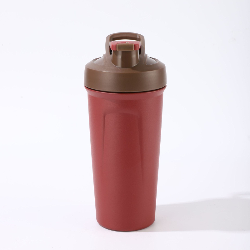 Shaker pentru milkshake cu mâner, capacitate mare, din oțel inoxidabil 304, termos izolat pentru exterior