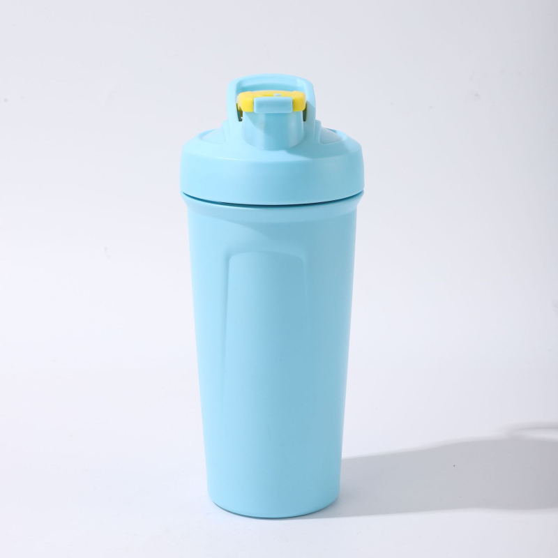 Shaker pentru milkshake cu mâner, capacitate mare, din oțel inoxidabil 304, termos izolat pentru exterior