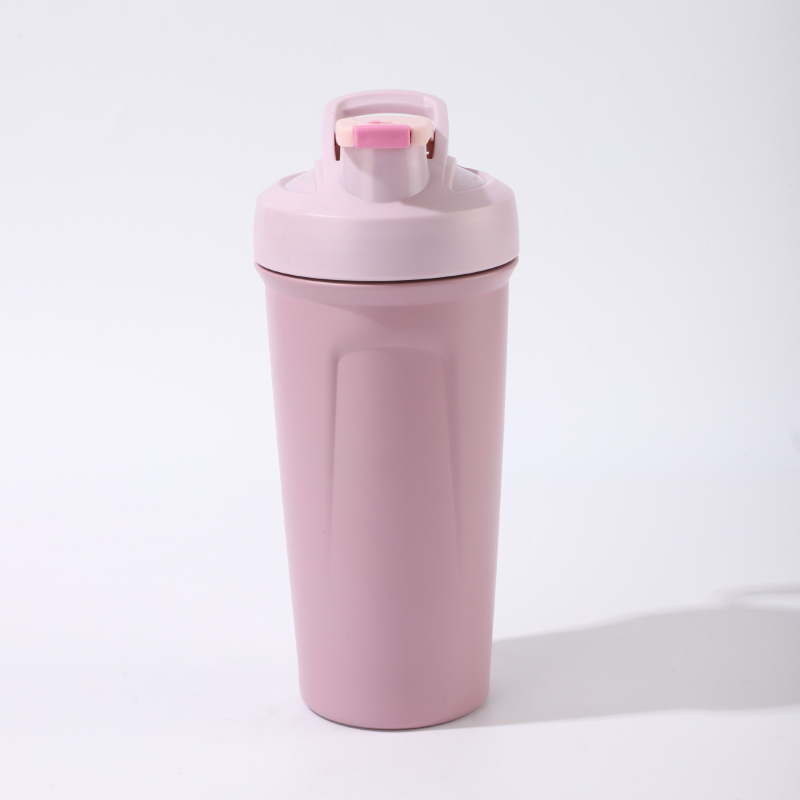 Shaker pentru milkshake cu mâner, capacitate mare, din oțel inoxidabil 304, termos izolat pentru exterior