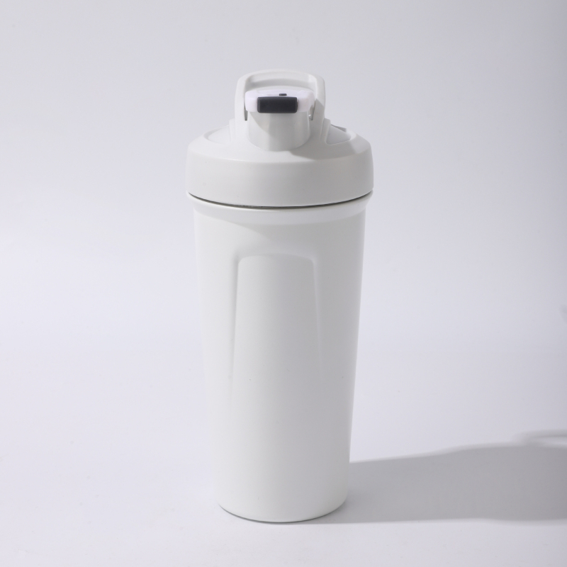 Shaker pentru milkshake cu mâner, capacitate mare, din oțel inoxidabil 304, termos izolat pentru exterior