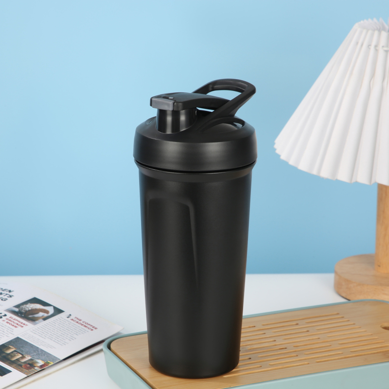 Cană termos din oțel inoxidabil 304, capacitate mare, pentru milkshake și shake proteic, portabilă pentru activități în aer liber