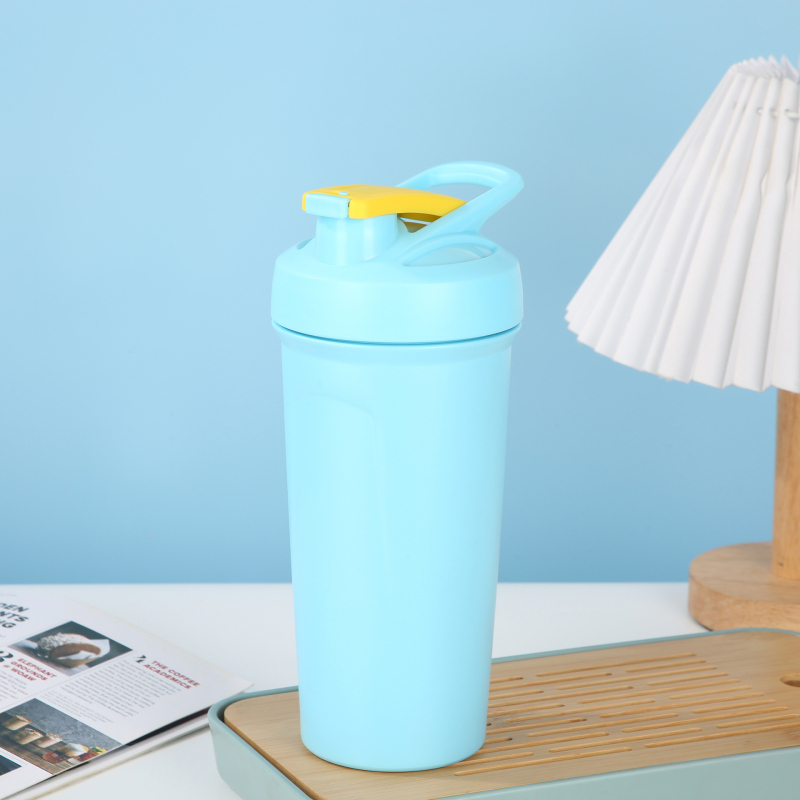 Cană termos din oțel inoxidabil 304, capacitate mare, pentru milkshake și shake proteic, portabilă pentru activități în aer liber