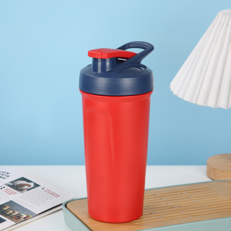 Cană termos din oțel inoxidabil 304, capacitate mare, pentru milkshake și shake proteic, portabilă pentru activități în aer liber