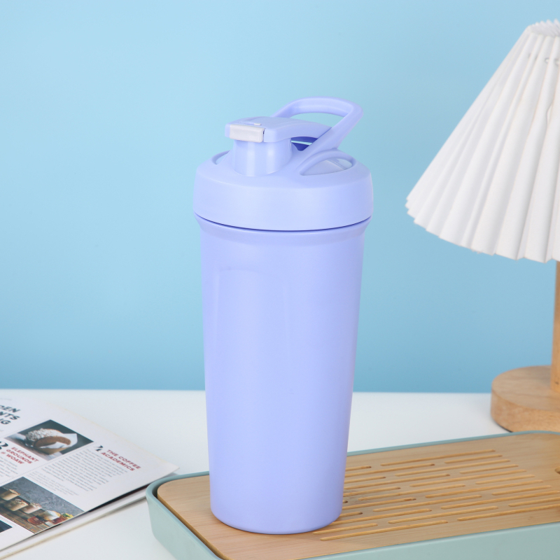 Cană termos din oțel inoxidabil 304, capacitate mare, pentru milkshake și shake proteic, portabilă pentru activități în aer liber