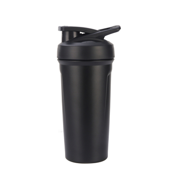 Cana termoizolantă din oțel inoxidabil 304 cu mâner – shaker portabil pentru proteine, exterior