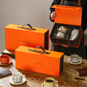 Gabby Ceramics set de cești pentru cafea, într-o cutie cadou premium, potrivit pentru relocare la un nou cămin și pentru ziua de naștere