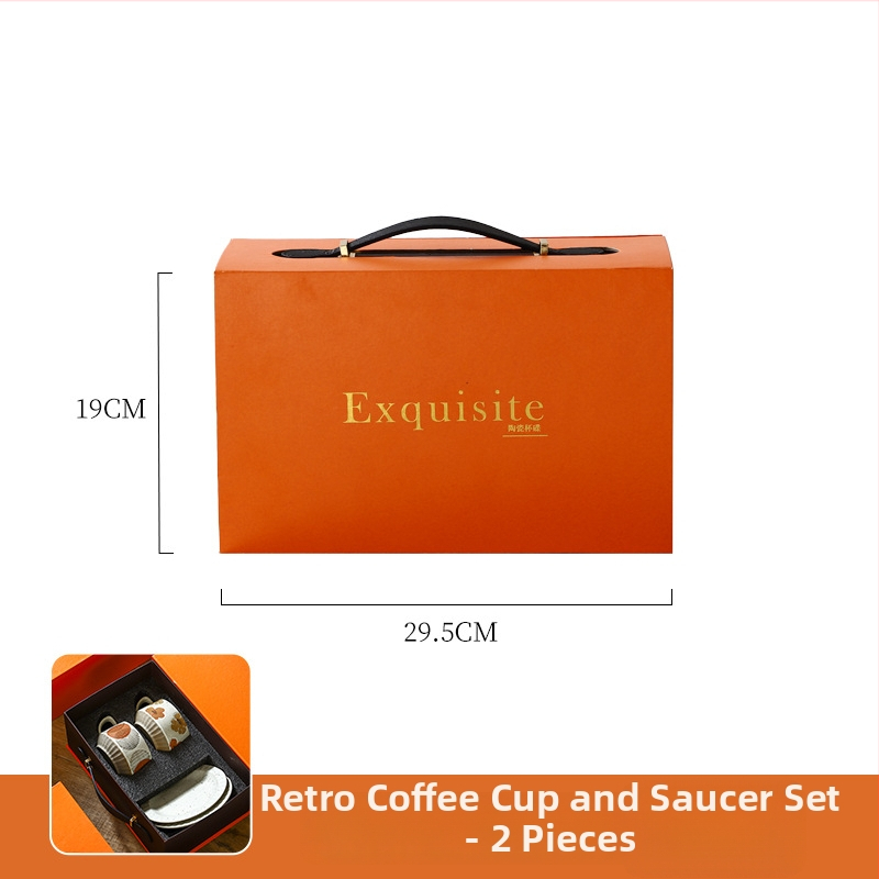 Gabby Ceramics set de cești pentru cafea, într-o cutie cadou premium, potrivit pentru relocare la un nou cămin și pentru ziua de naștere