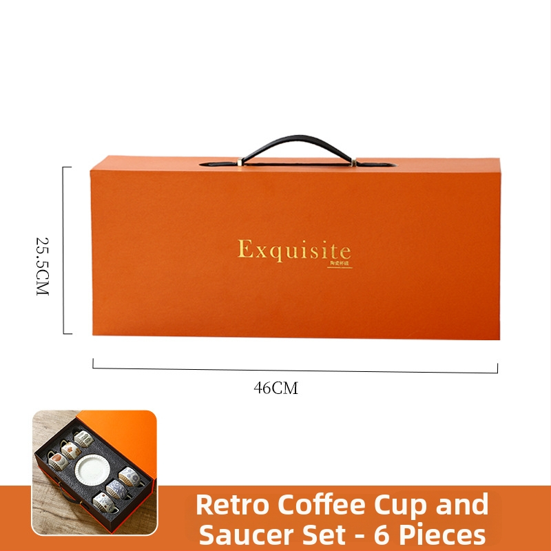Gabby Ceramics set de cești pentru cafea, într-o cutie cadou premium, potrivit pentru relocare la un nou cămin și pentru ziua de naștere