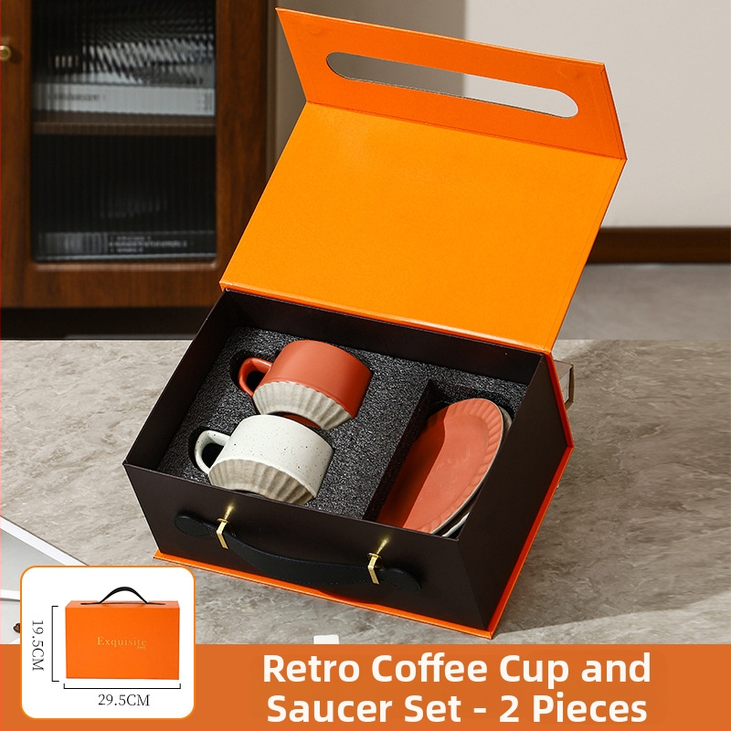Gabby Ceramics set de cești pentru cafea, într-o cutie cadou premium, potrivit pentru relocare la un nou cămin și pentru ziua de naștere