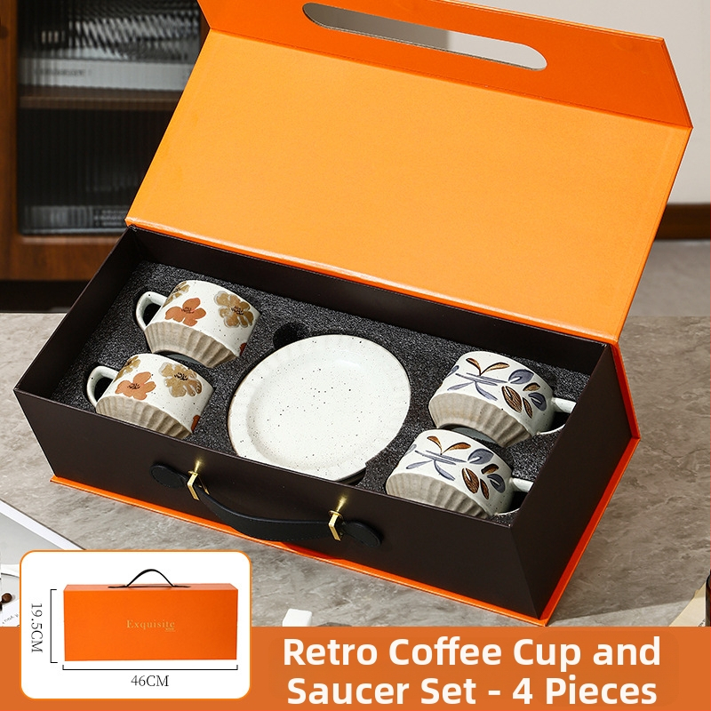 Gabby Ceramics set de cești pentru cafea, într-o cutie cadou premium, potrivit pentru relocare la un nou cămin și pentru ziua de naștere